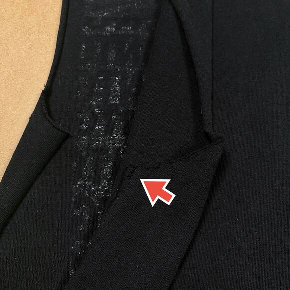 Rontgen Raw Punk Band Kopflos Chopped TShirt Cutoff Sleeveless Tank Tee Thrashed - Picture 16 of 16